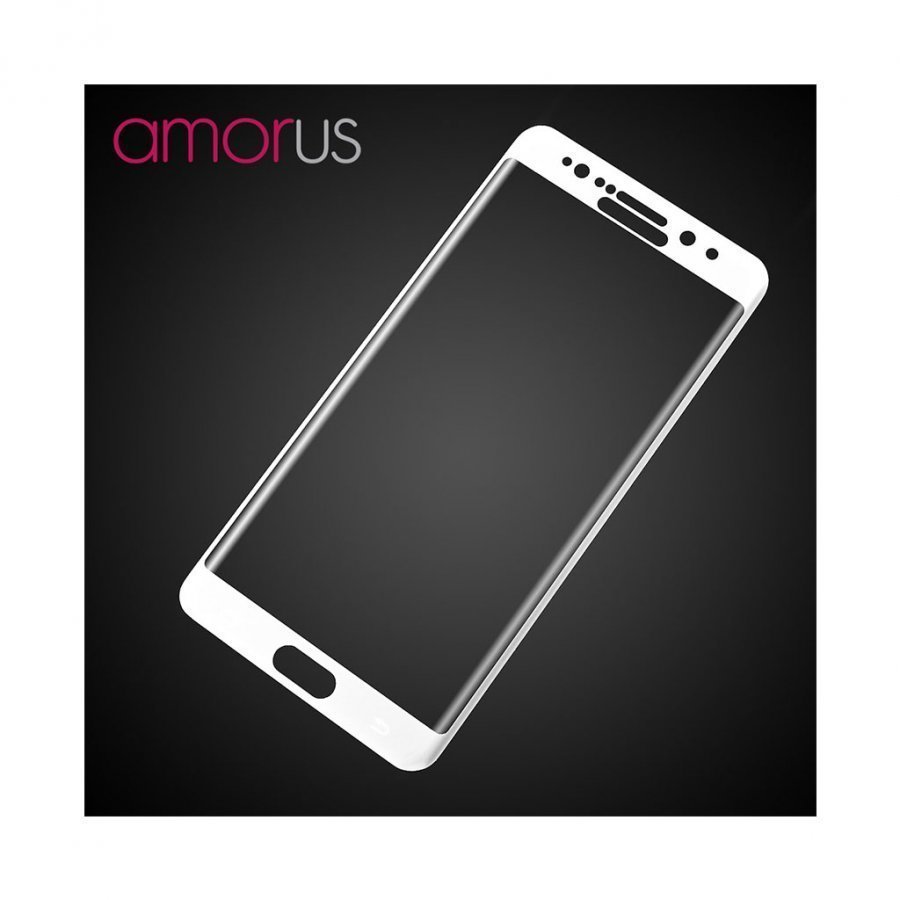 Amo Samsung Galaxy Note7 Kaareva Näytönsuoja Valkoinen