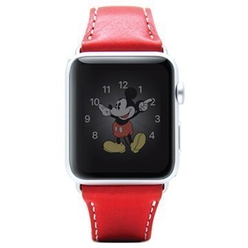 Apple Watch SLG Design D6 Minerva Rannehihna 42mm Punainen