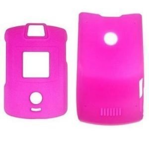 Clip-On Housing for the Motorola V3 Razr Hot Pink