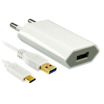 Dinic USB 3.1 Tyyppi-C Matkalaturi Valkoinen