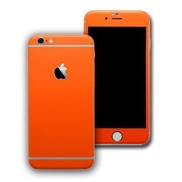 EasySkinz mattapintainen suojakuori iPhone 6S Oranssi