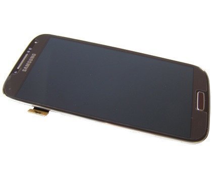 Etupaneeli kosketuspaneelilla Näyttö Samsung I9505 Galaxy S4 LTE brown Alkuperäinen