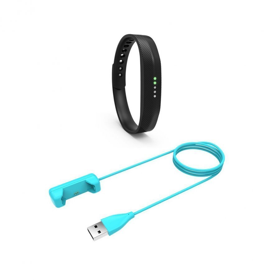 Fitbit Flex 2 Latauspidike 15cm Kaapelilla Sininen