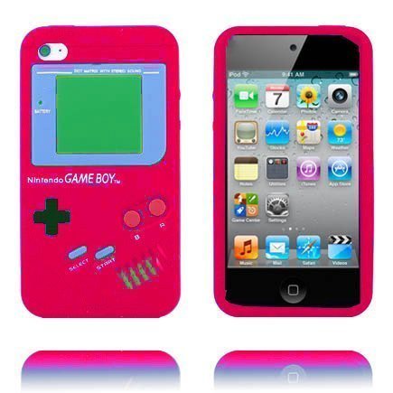 Game Boy Kuuma Pinkki Ipod Touch 4 Suojakuori