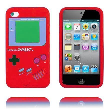 Game Boy Punainen Ipod Touch 4 Silikonikuori