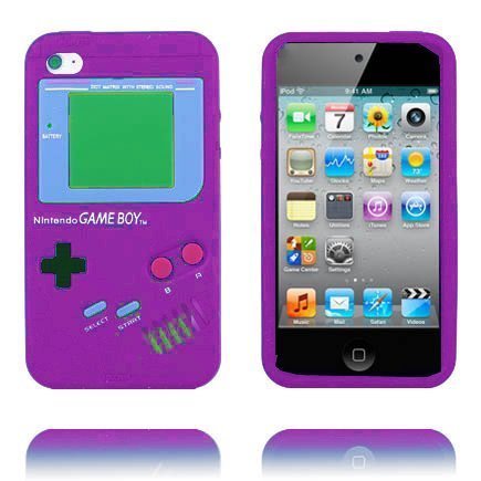 Game Boy Violetti Ipod Touch 4 Silikonikuori