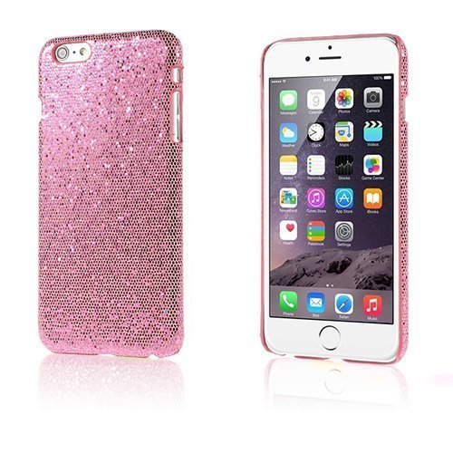 Glitter Vaaleanpunainen Iphone 6 Plus Suojakuori