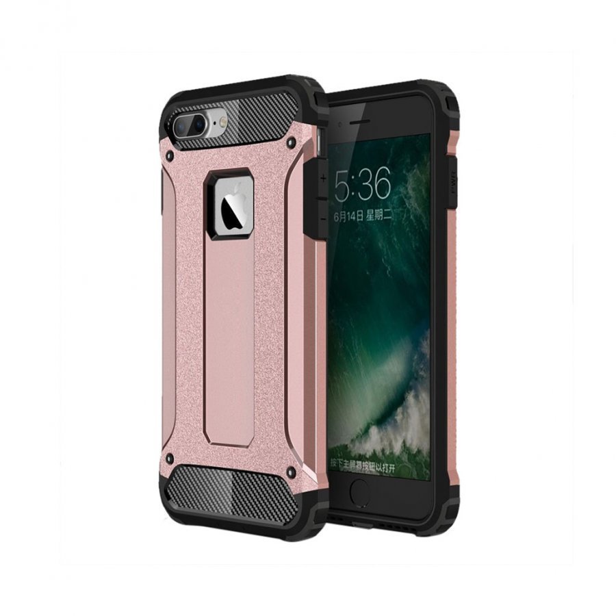 Gorm Iphone 7 Joustava Hybridi Panssari Kuori Pinkki