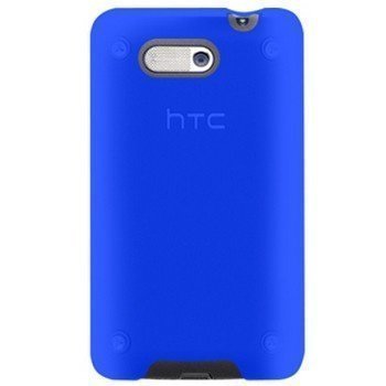 HTC Aria Silicone Cover Transparent Tummansininen