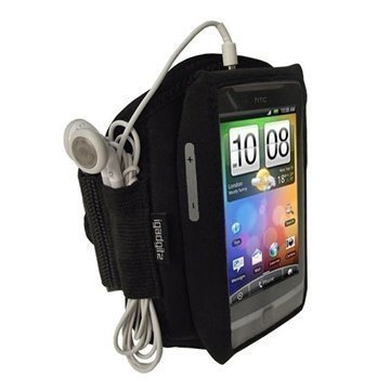 HTC Desire Z iGadgitz Neoprene Sports Jogging Armband Black