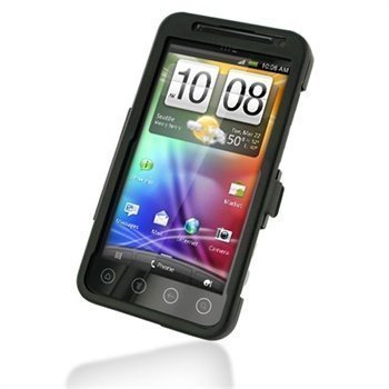 HTC EVO 3D Metal Case Musta