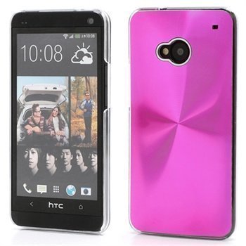 HTC One Loista Alumiininen Kuori Kuuma Pinkki