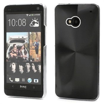 HTC One Loista Alumiininen Kuori Musta