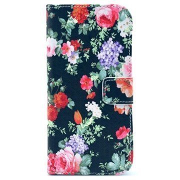 HTC One (M8) One (M8) Dual Sim Wallet Leather Case Flowers