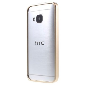 HTC One M9 Alumiininen Suojakehys Kulta