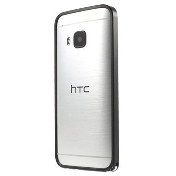 HTC One M9 Metallipuskuri Musta