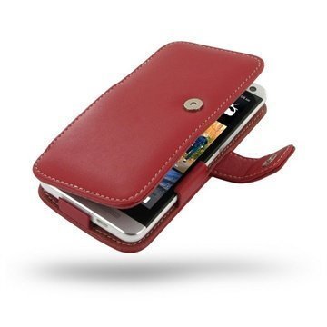 HTC One PDair Leather Case 3RHTE8B41 Punainen