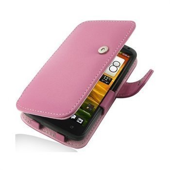 HTC One X One X+ PDair Leather Case 3JHTNXB41 Vaaleanpunainen