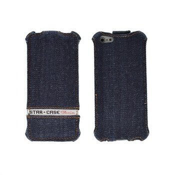 HTC Windows Phone 8X StarCase Roma Flip Case Jeans Denim Blue