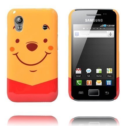 Happy Cartoon Nalle Puh Samsung Galaxy Ace Suojakuori