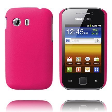 Hard Shell Kuuma Pinkki Samsung Galaxy Y Suojakuori