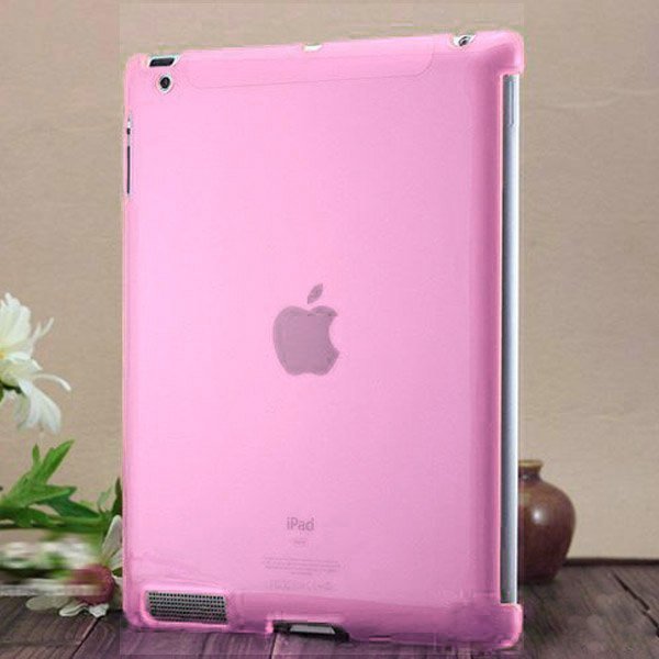 Hard Shell Läpikuultava Pinkki Ipad 3 Suojakuori