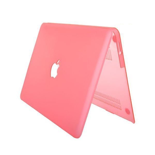 Hard Shell Läpikuultava Pinkki Macbook Air 13