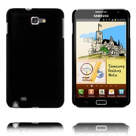 Hard Shell Musta Samsung Galaxy Note Suojakuori