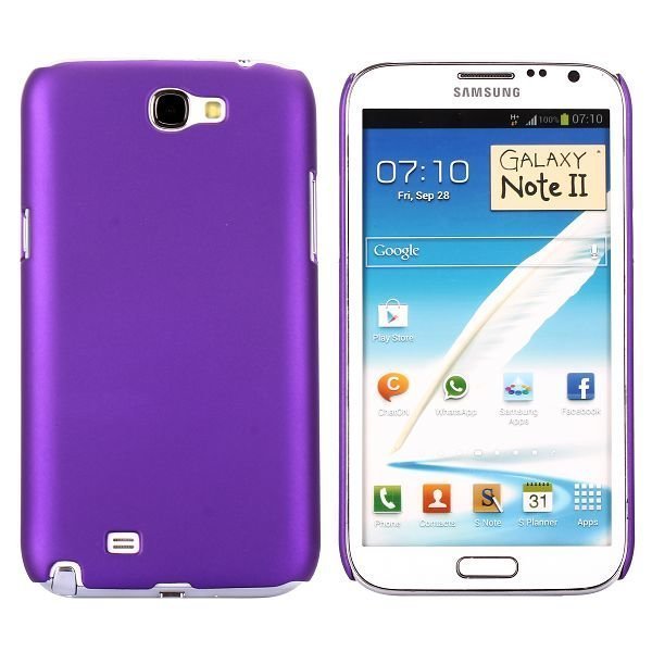 Hard Shell Violetti Samsung Galaxy Note 2 Suojakuori