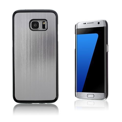 Holt Samsung Galaxy S7 Edge Metallinen Yhdistelmä Kotelo Hopea