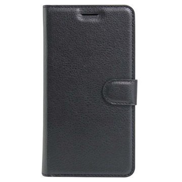 Huawei Honor 8 Textured Wallet Case Black