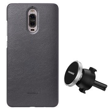 Huawei Mate 9 Pro Case & Magnetic Car Holder Combo Grey