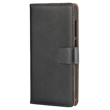 Huawei Y6II Compact Slim Wallet Leather Case Black