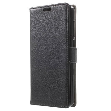 Huawei Y6II Compact Textured Wallet Case Black