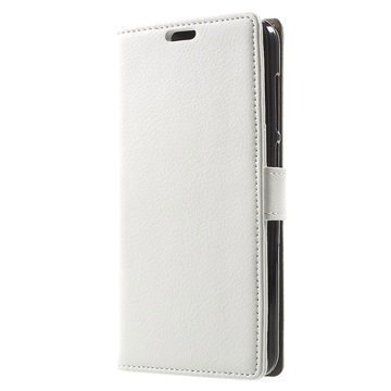 Huawei Y6II Compact Textured Wallet Case White