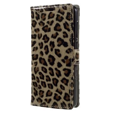 Huawei Y6II Compact Wallet Case Leopard