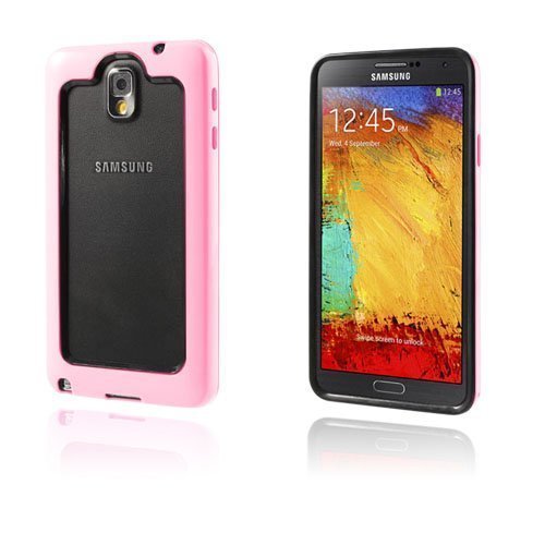 Hybrid Pinkki Samsung Galaxy Note 3 Bumper Suojakehys