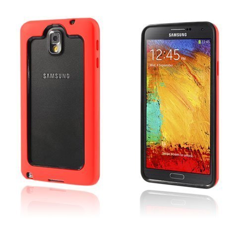 Hybrid Punainen Samsung Galaxy Note 3 Bumper Suojakehys