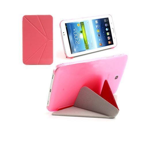 Icok Pinkki Samsung Galaxy Tab 3 7.0 Nahkakotelo