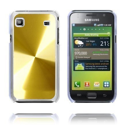 Impact Alu-Back Kulta Samsung Galaxy S Suojakuori