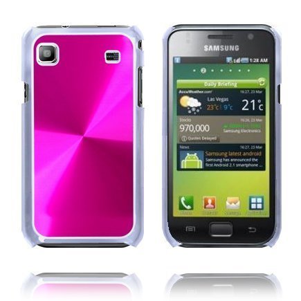 Impact Alu-Back Pinkki Samsung Galaxy S Suojakuori