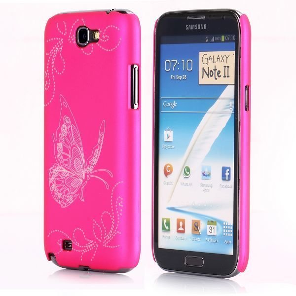 Joy Kuuma Pinkki Samsung Galaxy Note 2 Suojakuori