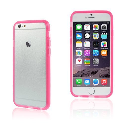 Jungsted Kuuma Pinkki Iphone 6 Silikoni Suojakehys