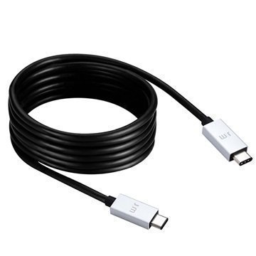 Just Mobile AluCable USB C-Tyyppi / USB C-Tyyppi Kaapeli