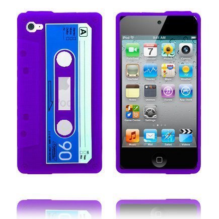 Kasetti Suojakuori Violetti Ipod Touch 4 Silikonikuori