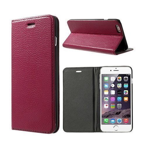 Kierkegaard Kuuma Pinkki Iphone 6 Plus Nahkakotelo