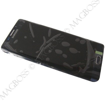 Kosketuspaneeli with LCD Näyttö Samsung SM-G928 Galaxy S6 Edge+ musta Alkuperäinen