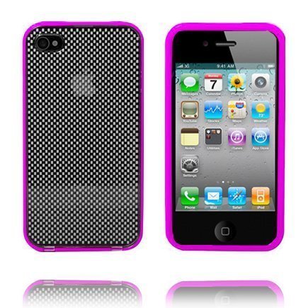 Kova Bumper Suojakehys Irrotettava Takakansi Pinkki Iphone 4 Bumper Suojakehys