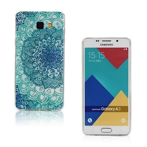 Krøyer Samsung Galaxy A3 2016 Kuori Värikkäitä Mandala Kukkia