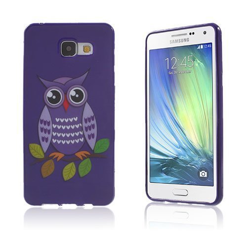 Krøyer Samsung Galaxy A5 2016 Silikonikuori Violetti Pöllö